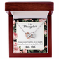 To My Daughter Dad's Magical and Miracle Daughter Inseparable Necklace-Express Your Love Gifts