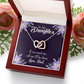 To My Daughter Dad Will be There Inseparable Necklace-Express Your Love Gifts