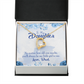 To My Daughter Daddy's Little Girl Forever Necklace w Message Card-Express Your Love Gifts