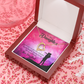 To My Daughter Daughter is Dad's Miracle Forever Necklace w Message Card-Express Your Love Gifts