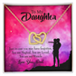 To My Daughter Daughter is Dad's Miracle Inseparable Necklace-Express Your Love Gifts