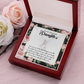 To My Daughter Daughter Like You Alluring Ribbon Necklace Message Card-Express Your Love Gifts