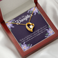 To My Daughter Daughter Like You Dark Forever Necklace w Message Card-Express Your Love Gifts