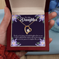 To My Daughter Daughter Like You Dark Forever Necklace w Message Card-Express Your Love Gifts