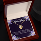 To My Daughter Daughter Like You Dark Infinity Knot Necklace Message Card-Express Your Love Gifts
