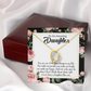 To My Daughter Daughter Like You Forever Necklace w Message Card-Express Your Love Gifts