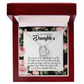 To My Daughter Daughter Like You Forever Necklace w Message Card-Express Your Love Gifts