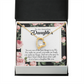 To My Daughter Daughter Like You Forever Necklace w Message Card-Express Your Love Gifts