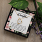 To My Daughter Daughter Like You Forever Necklace w Message Card-Express Your Love Gifts