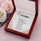 To My Daughter Designed by God Alluring Ribbon Necklace Message Card-Express Your Love Gifts