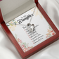 To My Daughter Designed by God Forever Necklace w Message Card-Express Your Love Gifts