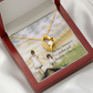 To My Daughter Eternal Love From Mom Forever Necklace w Message Card-Express Your Love Gifts