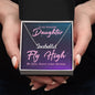 To My Daughter Fly High Custom Name Necklace-Express Your Love Gifts
