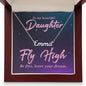 To My Daughter Fly High Custom Name Necklace-Express Your Love Gifts