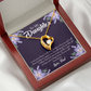 To My Daughter Gift From Heaven From Dad Forever Necklace w Message Card-Express Your Love Gifts