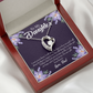To My Daughter Gift From Heaven From Dad Forever Necklace w Message Card-Express Your Love Gifts