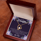 To My Daughter Gift From Heaven From Dad Forever Necklace w Message Card-Express Your Love Gifts