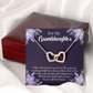 To My Daughter Gift From Heaven Inseparable Necklace-Express Your Love Gifts