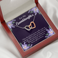 To My Daughter Gift From Heaven Inseparable Necklace-Express Your Love Gifts
