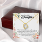 To My Daughter God Sent Daughter Forever Necklace w Message Card-Express Your Love Gifts