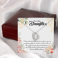 To My Daughter God Sent Daughter Forever Necklace w Message Card-Express Your Love Gifts
