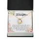 To My Daughter God Sent Daughter Forever Necklace w Message Card-Express Your Love Gifts