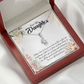 To My Daughter God Sent Daughter Religious Alluring Ribbon Necklace Message Card-Express Your Love Gifts