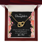 To My Daughter God Sent Daughter to Dad's Life Inseparable Necklace-Express Your Love Gifts