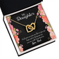 To My Daughter God Sent Daughter to Dad's Life Inseparable Necklace-Express Your Love Gifts