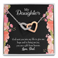 To My Daughter God Sent Daughter to Dad's Life Inseparable Necklace-Express Your Love Gifts