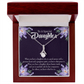 To My Daughter Good Person Daughter Alluring Ribbon Necklace Message Card-Express Your Love Gifts