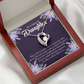To My Daughter Good Person Daughter Forever Necklace w Message Card-Express Your Love Gifts