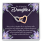 To My Daughter Good Person Daughter Inseparable Necklace-Express Your Love Gifts