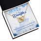 To My Daughter Great Daughter to Amazing Dad Inseparable Necklace-Express Your Love Gifts