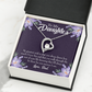 To My Daughter Greatest Wish From Dad Forever Necklace w Message Card-Express Your Love Gifts