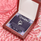 To My Daughter Greatest Wish From Dad Forever Necklace w Message Card-Express Your Love Gifts