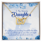 To My Daughter How Special You Are to Me Inseparable Necklace-Express Your Love Gifts