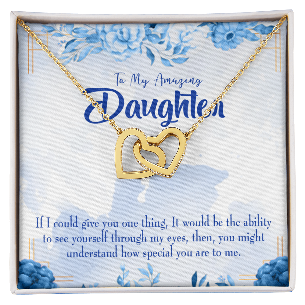 To My Daughter How Special You Are to Me Inseparable Necklace-Express Your Love Gifts
