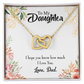 To My Daughter I Love You From Dad Inseparable Necklace-Express Your Love Gifts