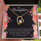 To My Daughter I’m so Proud to Call You Mine! Forever Necklace w Message Card-Express Your Love Gifts