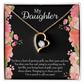 To My Daughter I’m so Proud to Call You Mine! Forever Necklace w Message Card-Express Your Love Gifts