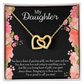 To My Daughter I’m so Proud to Call you Mine! Inseparable Necklace-Express Your Love Gifts