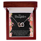 To My Daughter I’m so Proud to Call you Mine! Inseparable Necklace-Express Your Love Gifts