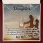 To My Daughter I Pray for You From Mum Alluring Ribbon Necklace Message Card-Express Your Love Gifts