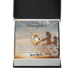 To My Daughter I Pray For You From Mum Forever Necklace w Message Card-Express Your Love Gifts