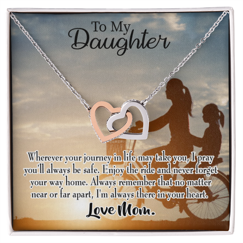 To My Daughter I Pray for You From Mum Inseparable Necklace-Express Your Love Gifts