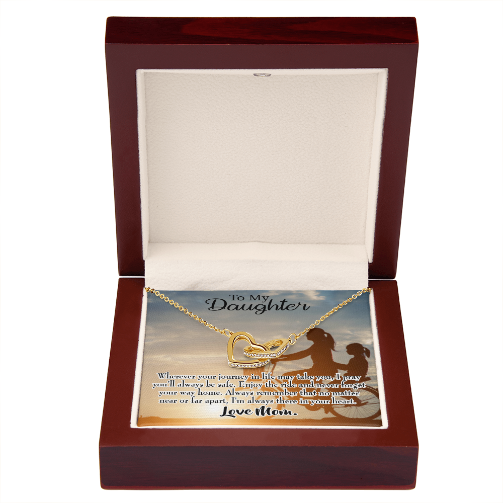 To My Daughter I Pray for You From Mum Inseparable Necklace-Express Your Love Gifts