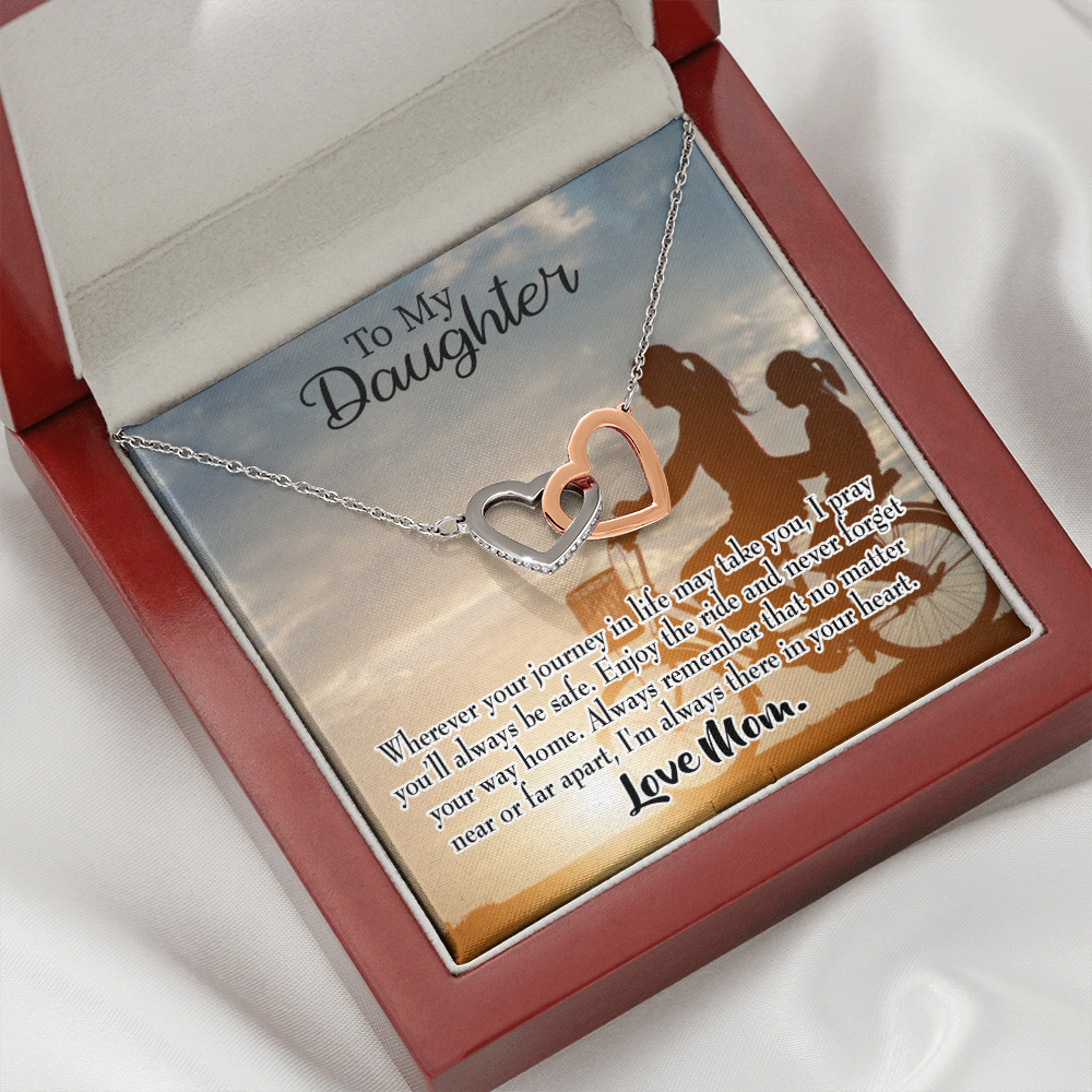 To My Daughter I Pray for You From Mum Inseparable Necklace-Express Your Love Gifts