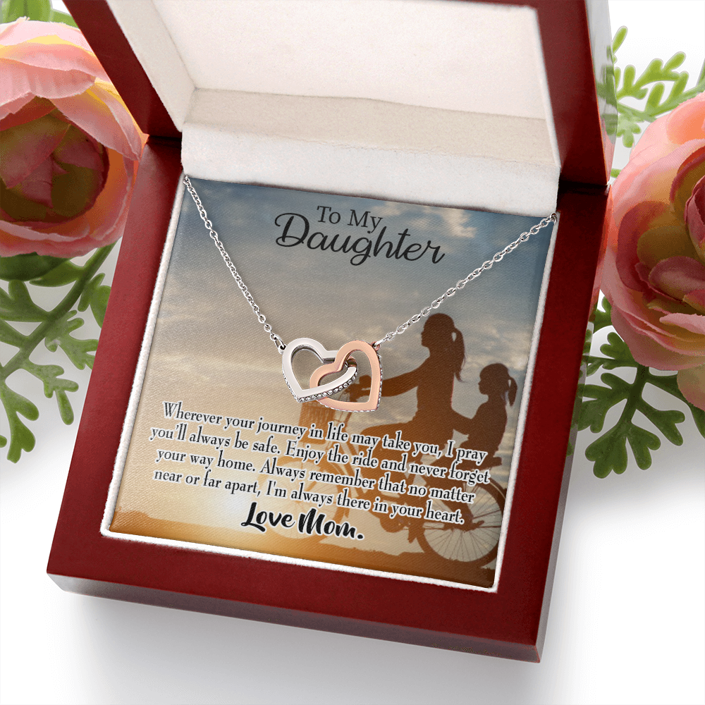 To My Daughter I Pray for You From Mum Inseparable Necklace-Express Your Love Gifts