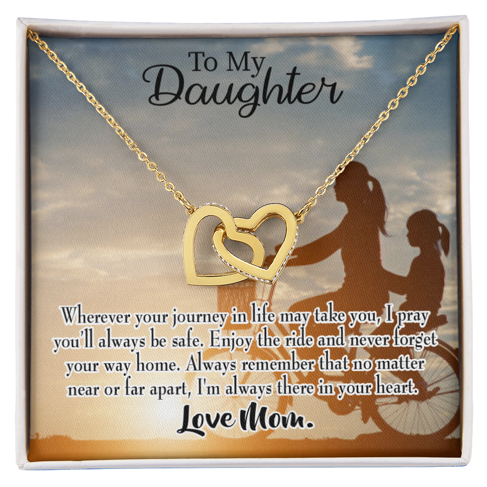 To My Daughter I Pray for You From Mum Inseparable Necklace-Express Your Love Gifts